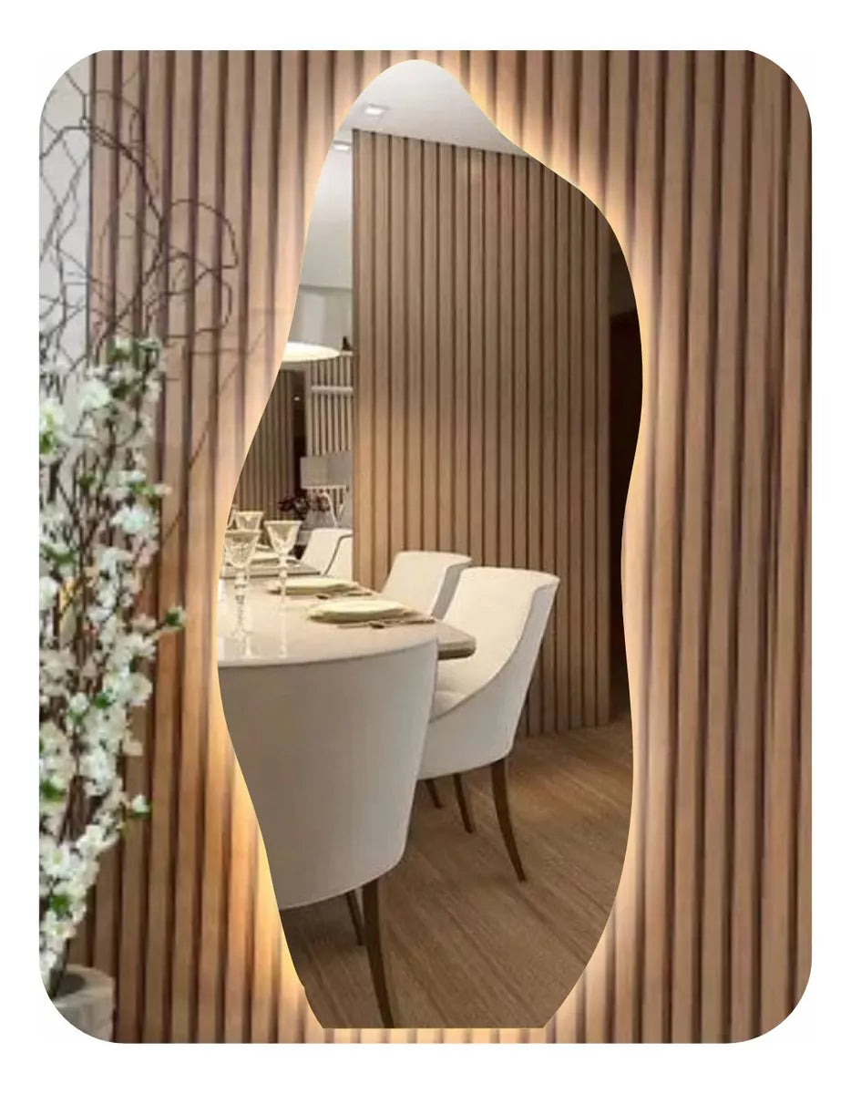 Organic LED Mirror 160x60 Modern Luxury Decorative