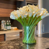 Calla Lilies in Glass Cylinder