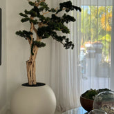 Bonsai Trail in Satin Beige Globe 30"