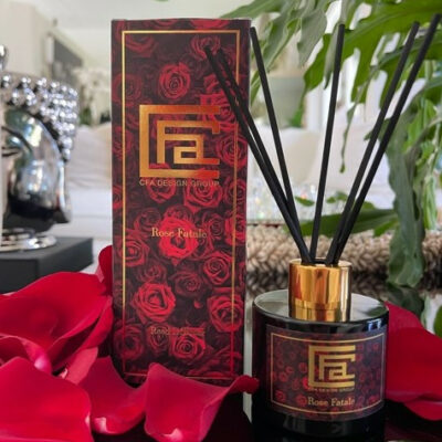 Room Fragrance "Rose Fatale" with Fragrance Sticks