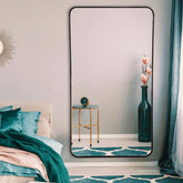 Full-Length Rectangular Mirror with Rounded Edges I 170x90cm