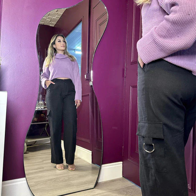 Full-Length Curved Mirror 170x70cm