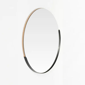 Round Mirror Giro 80 cm Black