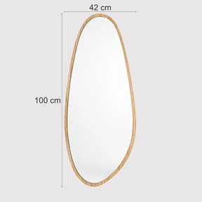 Organic Mirror Eros 42 cm x 100 cm Tauari