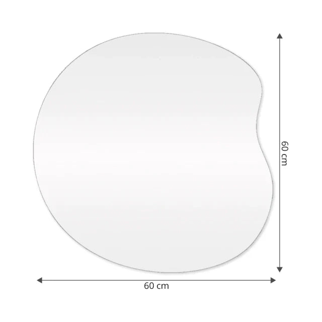 Organic Slim Mirror with LED 60x60cm