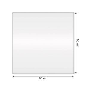 Slim Square Mirror with LED 60x60cm