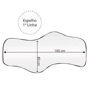 Serenity Living Room Mirror 160x80cm