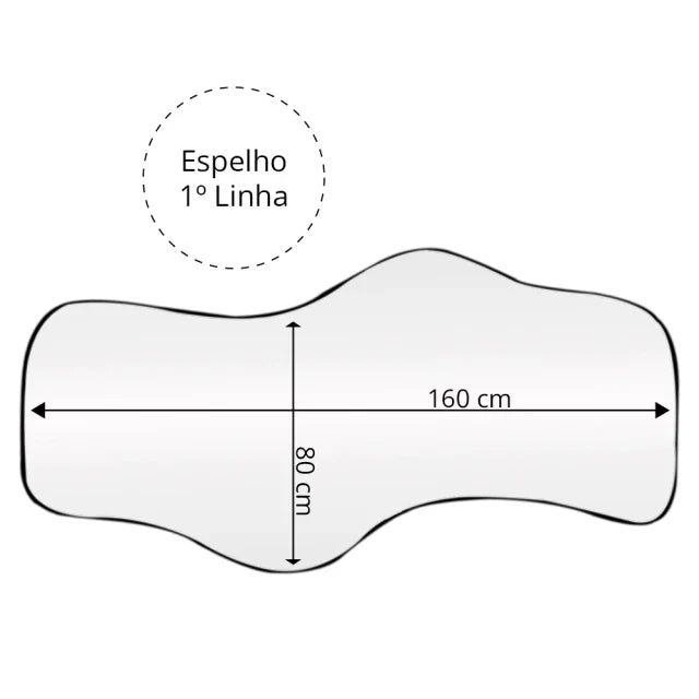 Serenity Living Room Mirror 160x80cm