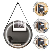 Round LED Mirror 3 Colors with Adnet Strap 45 CM
